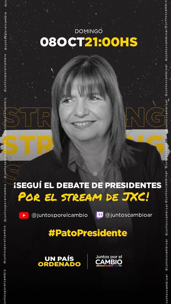 JBullrichistaLP's tweet photo. #PatoPresidente https://t.co/TgP3d5Lvqp