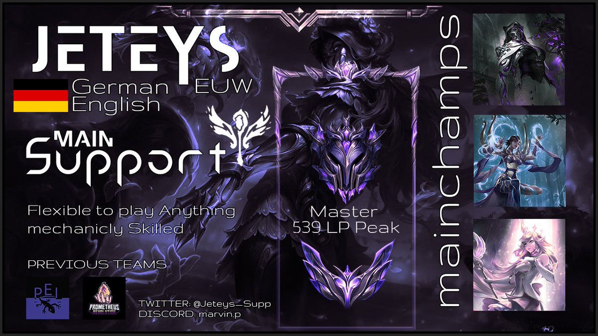 Jeteys_Supp's tweet photo. Support Main LFT 
References -
@HadesADC  &amp; @markusxuxu 
Retweets and Likes are appreciated ! :) https://t.co/82JYiyygwU