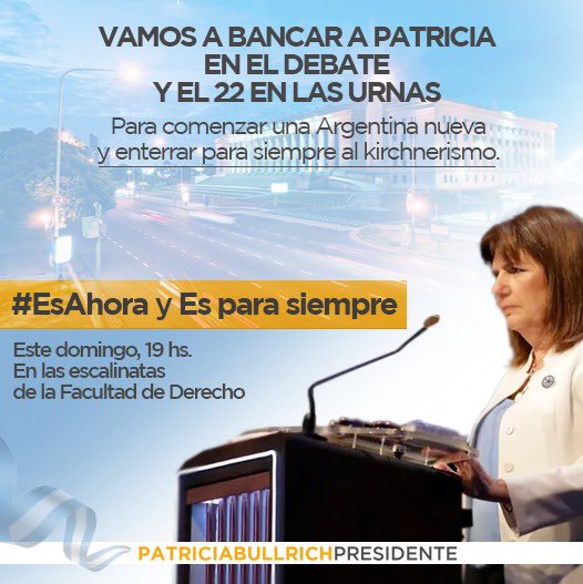 JBullrichistaLP's tweet photo. #PatoPresidente https://t.co/iHfDg7eFNy