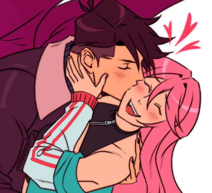 a lil wip of the cover page for the lisa x kai comic book anthology im putting together 