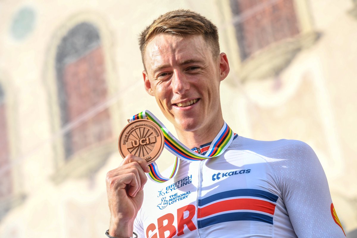 BritishCycling's tweet photo. 2023 UCI Gravel World Championships bronze medalist 🥉

What a ride in the Italian heat from Connor Swift 🥵 🇮🇹

#Veneto2023 https://t.co/3Q45DXmQvR
