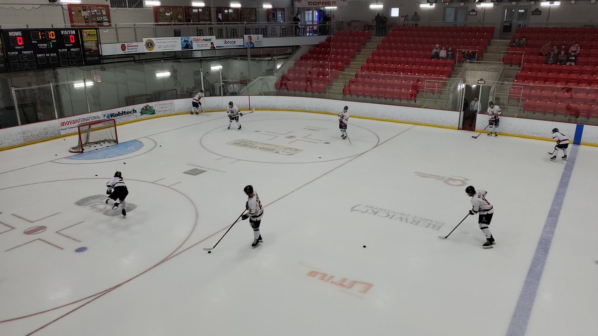 OpeningFaceoff's tweet photo. Boys are on the ice for warm-ups. This is where the turnaround starts...TODAY! https://t.co/49lq10liah