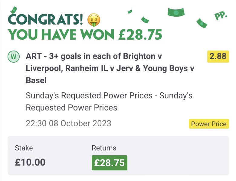 AndyRobsonTips's tweet photo. I'm calling it a day here. 

Here's the two winners:

✅ Fouls Boost @ 2.10

✅ Goals Boost @ 2.88

Few shouts for a Fouls/Goals challenge today, leave it with me I'll have a think. https://t.co/HSSi77CAEy