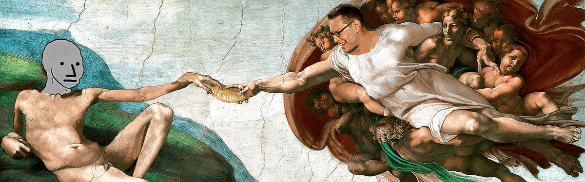 DrSeuch's tweet photo. Und der Doktor sprach: Lasset uns Madenmenschen machen, die da essen die Kriechtiere und gehorchen ihren Philanthrophen. Und der Doktor segnete sie und sprach zu ihnen: Seid gehorsam und treuherzig gegenรผber mir und euren Politikern. #BereitSein #Madenmenschen #DoktorSpricht https://t.co/OwkHVVXaQo