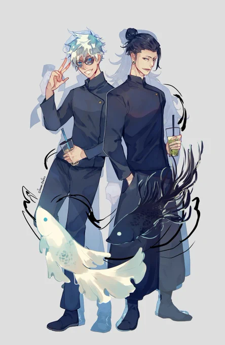 Still so many feelings about these two! They are just so tragic ;;;  #jjk #satosugu