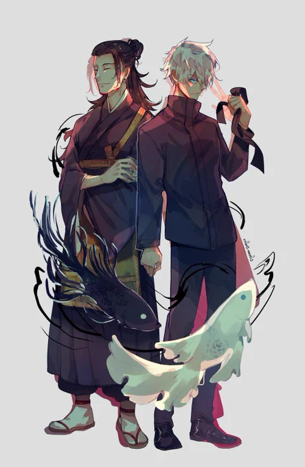 Still so many feelings about these two! They are just so tragic ;;;  #jjk #satosugu