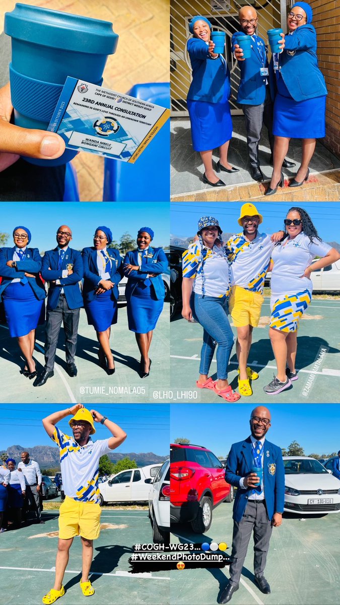 SekoM20's tweet image. #WeekendPhotoDump...💙💛🤍 #COGH_WG23...💙🤍💛 @WesleyGuildSA