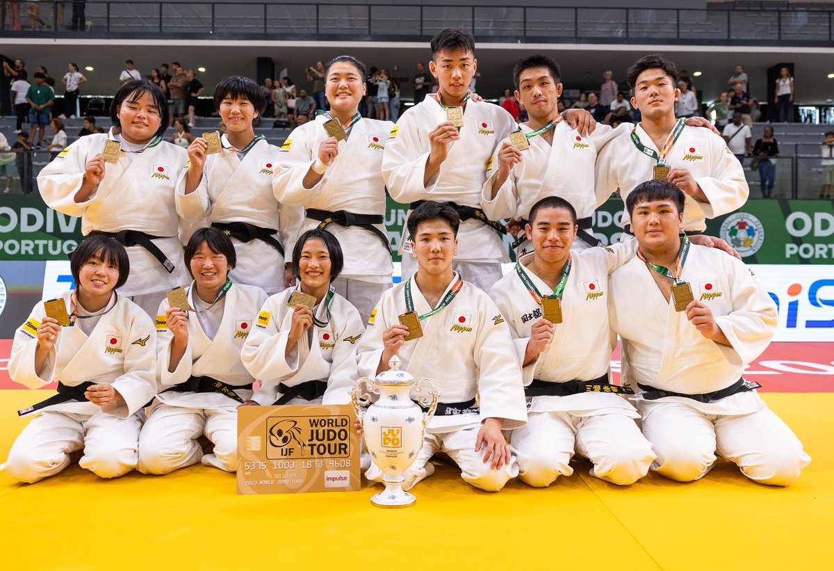 Day 5 medalists at #JudoWorlds #Juniors #MixedTeams 🔝🇵🇹