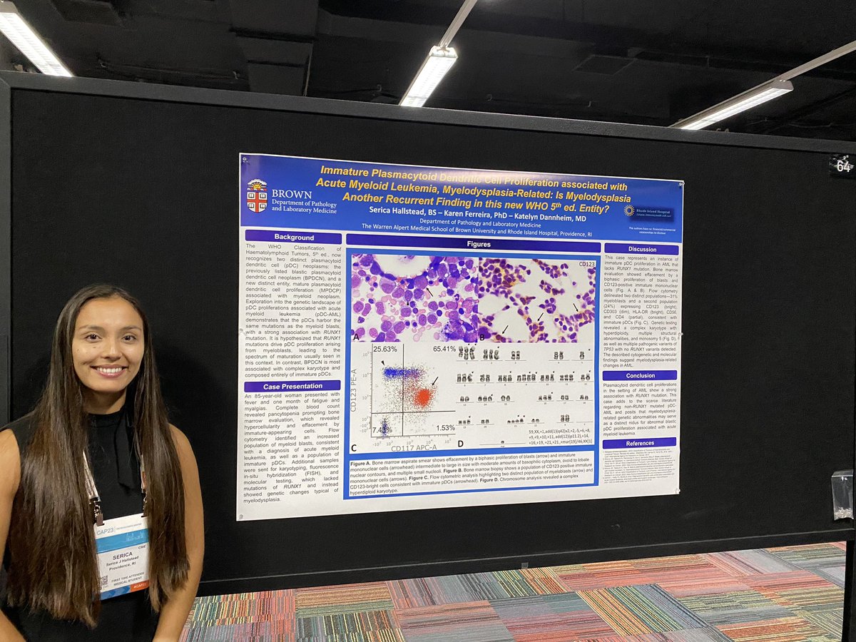 Please come visit <a href="/SericaHallstead/">Serica Hallstead, MD</a> at poster 64 at #CAP23