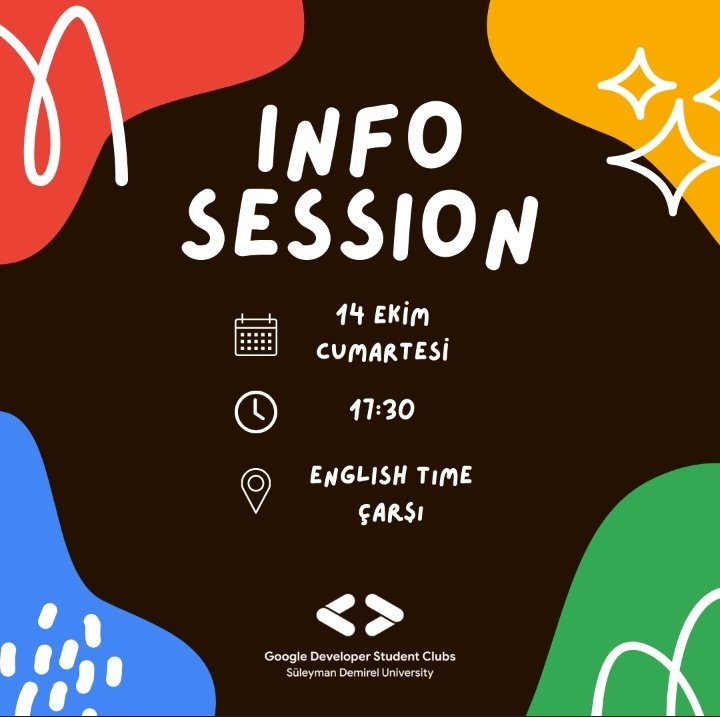 Selamlar arkadaşlar, 

14 Ekim Cumartesi günü sizlerle yapacağımız ilk yüz yüze etkinliğimize hepiniz davetlisiniz 😇😇