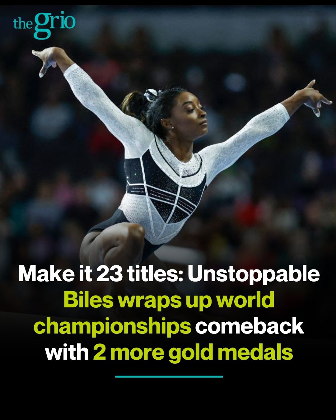 Unstoppable Simone Biles wraps up world championships comeback