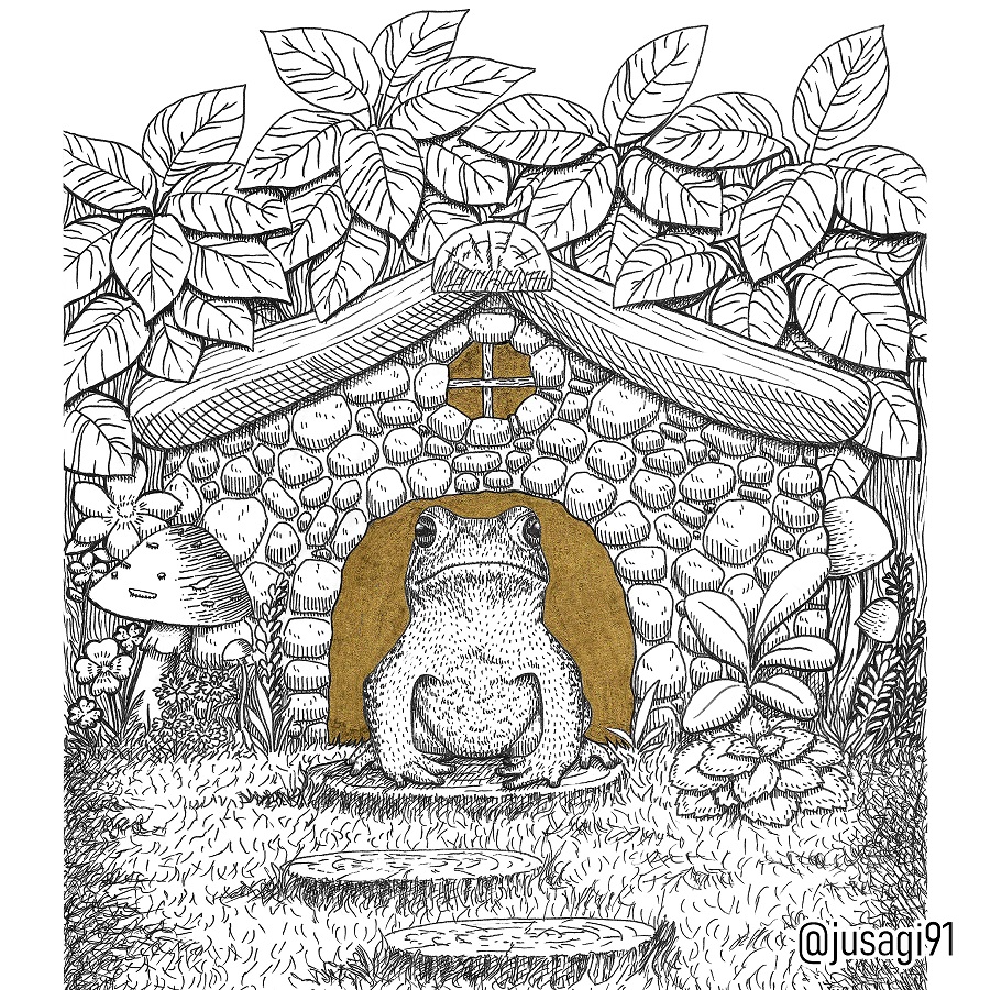 Jusagi91's tweet photo. Day 8: TOAD ๐ธ๐ ๐ฑ
#inktober #inktober2023 #inktobertoad #toad #sapo #ink #blackandwhite #golden #silver #sketchbook #jusagi91 #canetoad #miniature #nature #toadhouse #traditionalart #october #pen #pentouch #inktober2023toad #inktoberchallenge #inktober52 #inktobermexico https://t.co/7DAw27O1hE