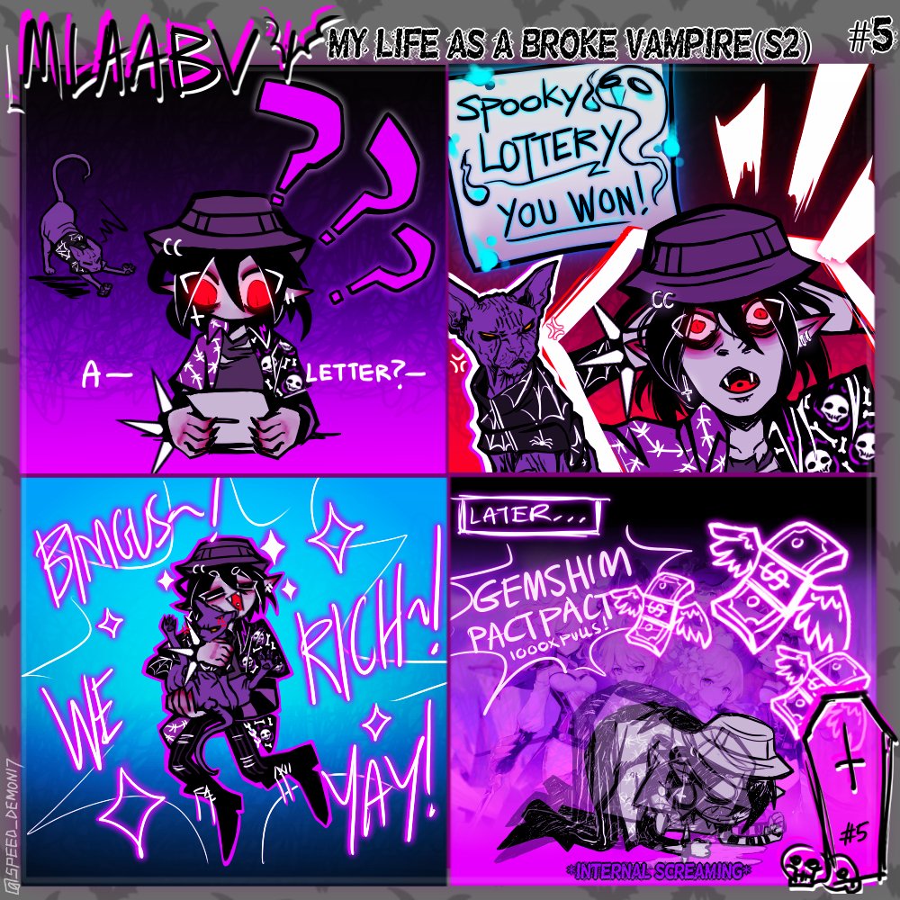 inkotal_'s tweet photo. S2[EP 5] LUCKY FOOL🎲

#MLAABV #MLAABV_Comic #Vampire #Bucket #ArtistOnTwitter #minicomic #BrokeVampire https://t.co/FY1Xv6E5Vl