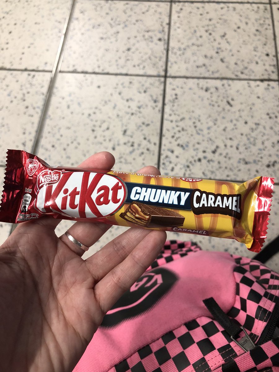 Unspeakably upset that I just bought a caramel kit kat instead of a peanut butter one. Thinking about my old technical theatre teacher who would always say “rule number one: read the thing”.
