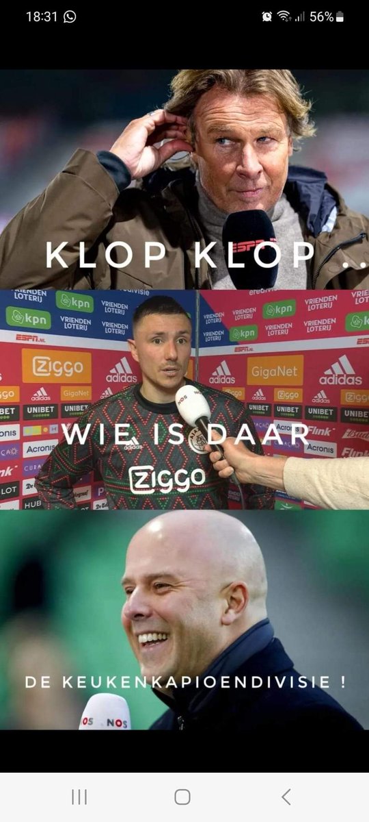 Ff een stukje leedvermaak. 😂😇