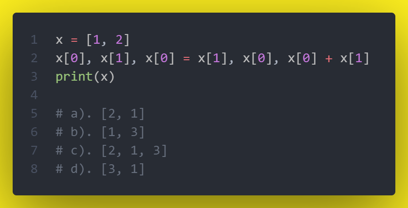 pythonsecrets's tweet image. #Python What will be the output?