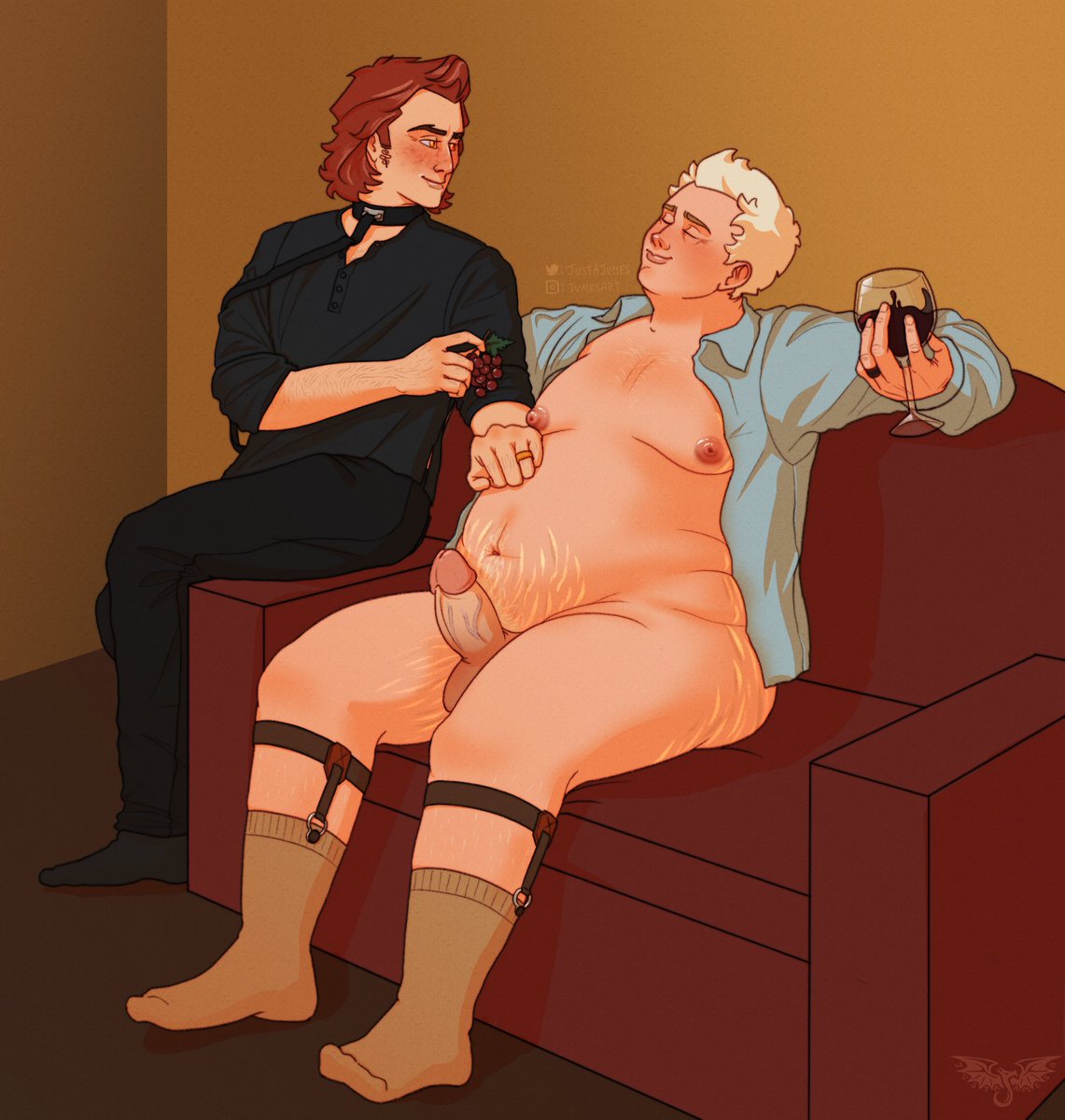 commission for <a href="/softlyineffable/">em</a>! 

#goodomensnsfw