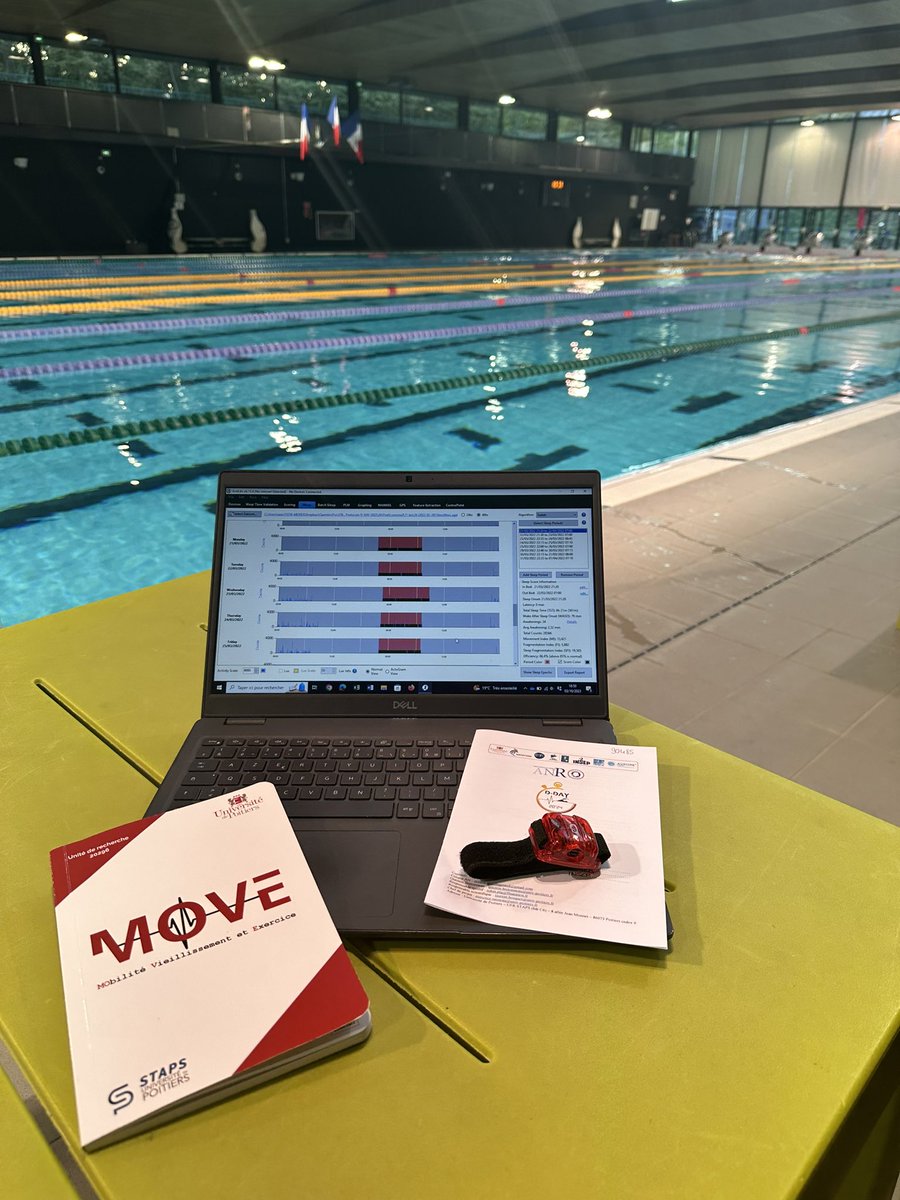 Retour à l’@INSEP_PARIS pour effectuer des mesures de référence auprès des 🏊🏼‍♀️ 🏊🏼‍♂️ de l’EDF 🇫🇷
🔎 étudier les variations de l’état de forme et de la qualité de 😴 tout au long de cette année olympique 🥇 
🎯 proposer des reco individuelles et adaptées si nécessaire
<a href="/DdayProject2024/">D-day</a>