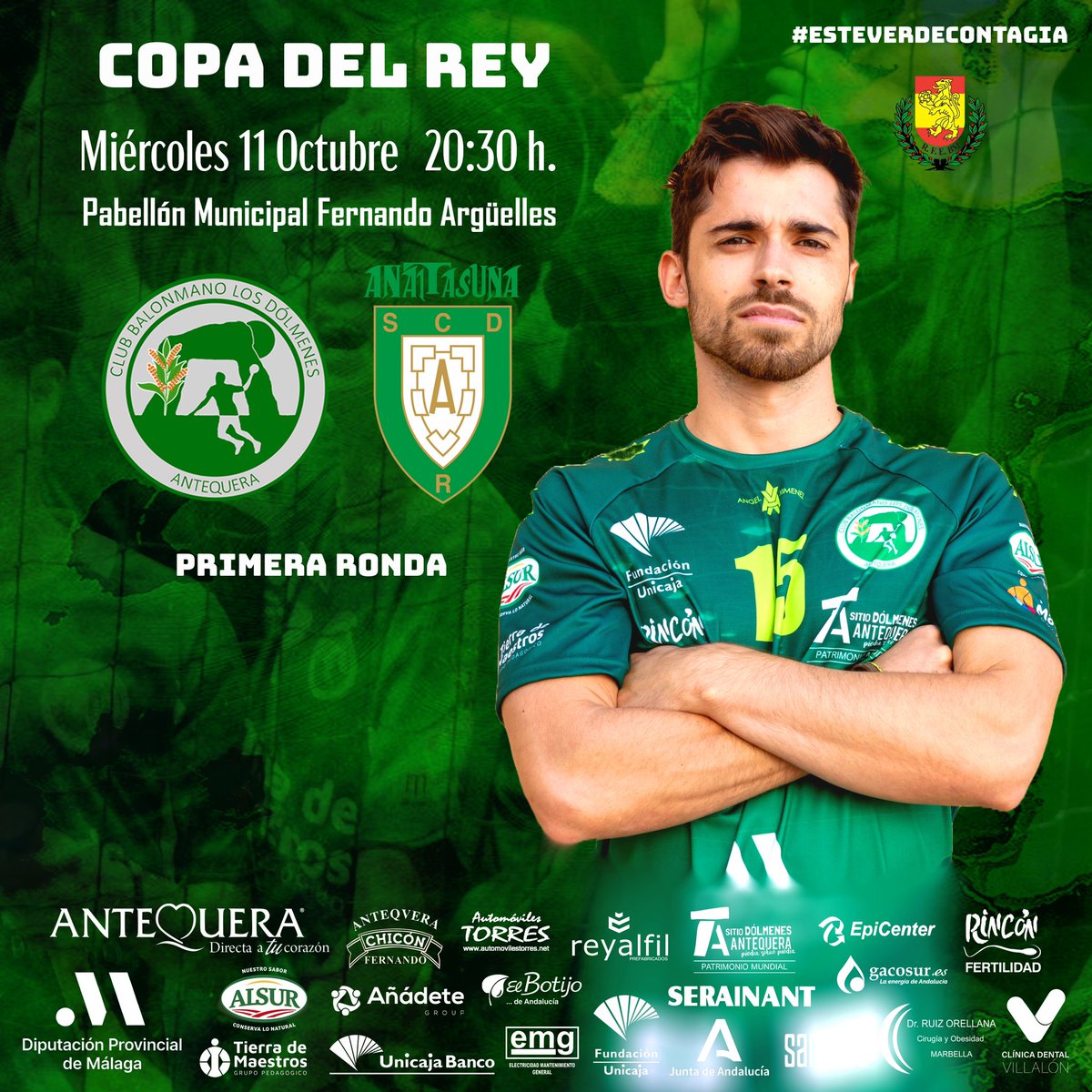 🔜 COPA DEL REY: Recibimos al Asobal <a href="/AnaitasunaBM/">ANAITASUNA</a> 💪🏼

🏆 1a Ronda de la Copa del Rey
📆 Miércoles 11 de octubre
🕧 20:30 h
🏟️ Pabellón Fernando Argüelles

🎟️ IMPORTANTE: El partido no entra en el abono de temporada. 
Precio entrada: 5€. 
Menores de 12 años: 2€.