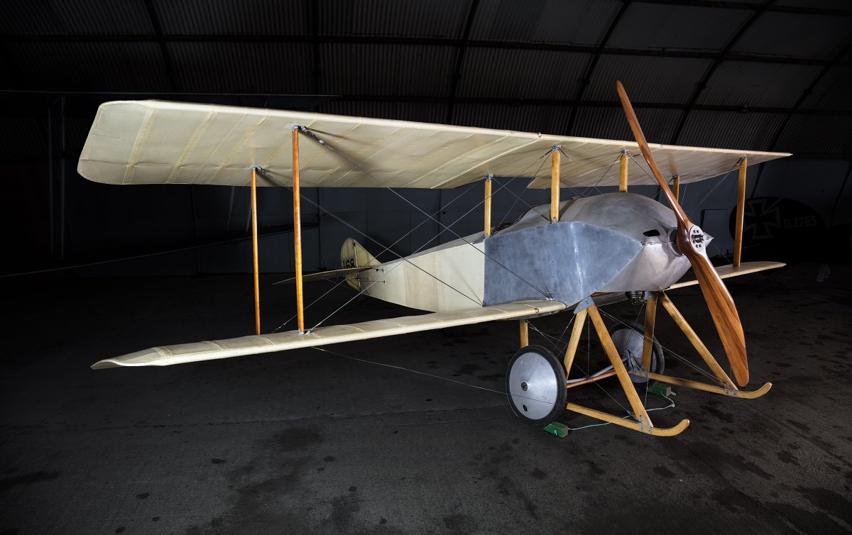 #OTD 8 Oct 1914 RNAS pilot, ‘Reggie’ Marix, flew from Antwerp, as the German army closed in on the city, &amp; bombed Zeppelin shed at Dusseldorf, destroying Zepp. Z IX. Awarded the DSO, he later rose to Air Vice Marshal. Replica of his Sopwith Tabloid on display at <a href="/Stowaero/">Stow Maries Aero</a>.