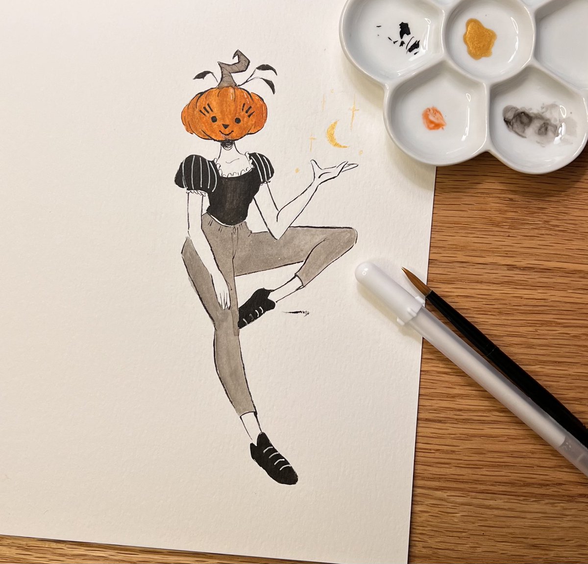 My favorite piece from inktober so far🖤✨