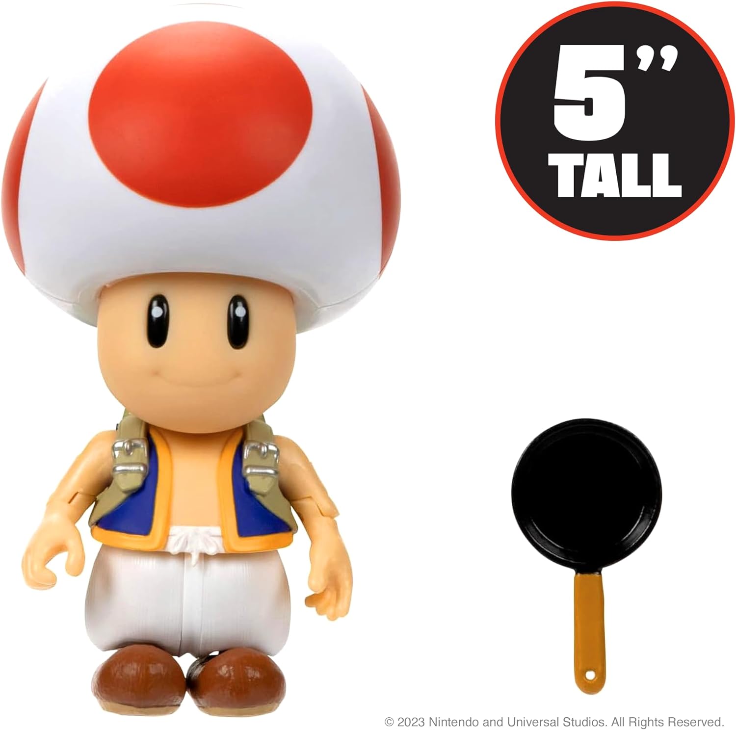 Cheap Ass Gamer on X The Super Mario Bros. Movie 5 Inch Action Figures Series 1 Toad Figure with Frying Pan Accessory 15.99 via Amazon Prime Eligible https t 98vqrUdScu Mario Toys