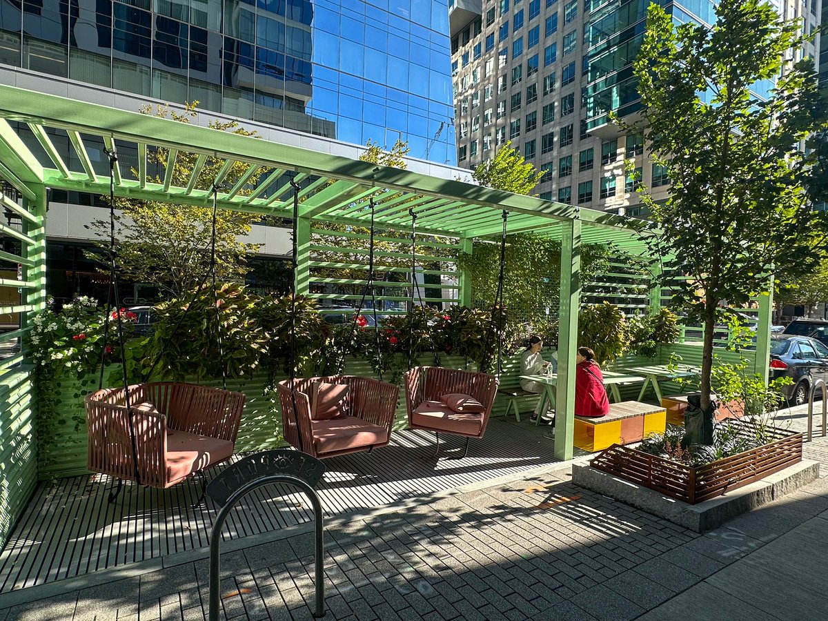 This is better than two parked cars.