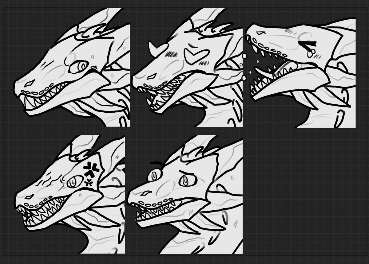 WoopperL's tweet photo. Emoji Commission x5 for Kikiothespinowo on discord💜 https://t.co/8hYAxPrtPj