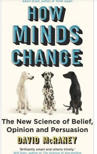gill_kirk's tweet photo. My book recommendation on “deep canvassing”; asking questions repeatedly in the face of conspiracies &amp; what happens when you do. Great fringe with ⁦@DrMatthewSweet⁩ ⁦@DannyStone1⁩ ⁦@sarahowenMP⁩ #HowMindsChange https://t.co/HuaLJ5huRt
