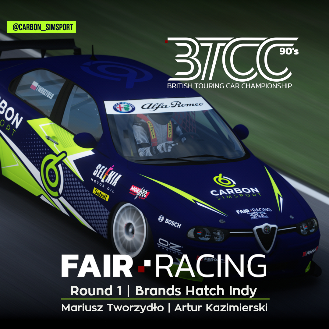 It's time for a new season. 🏆

Assetto Corsa, british tracks and BTCC cars from the glory days of the series. Sounds great, so we excpect some exicting races. 🔥

We keep our fingers crossed for our boys! ✊
#SimPL #SimRacing #Esport