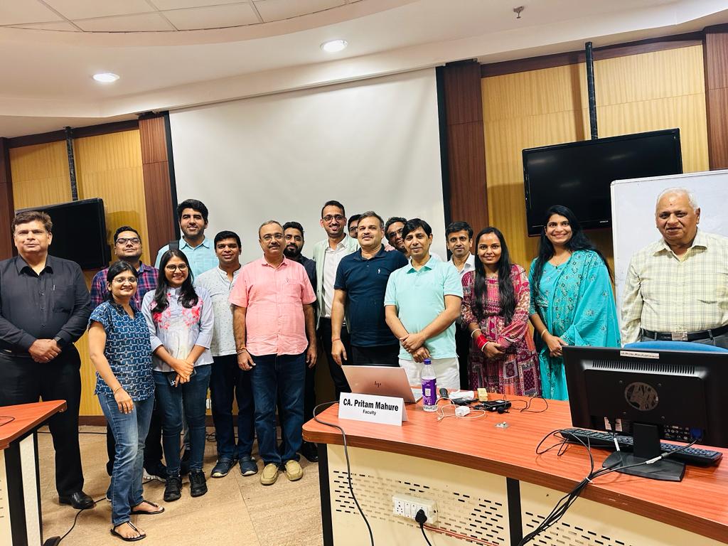 CAPankajShukla's tweet photo. "🎓 Proud moment: Successfully completed the GST Certificate Course by the Institute of Chartered Accountants of India with this incredible group of learners! 📚📜 #GST #gstupdates  #icai  #knowledgeispower https://t.co/TsIO7aJsKc