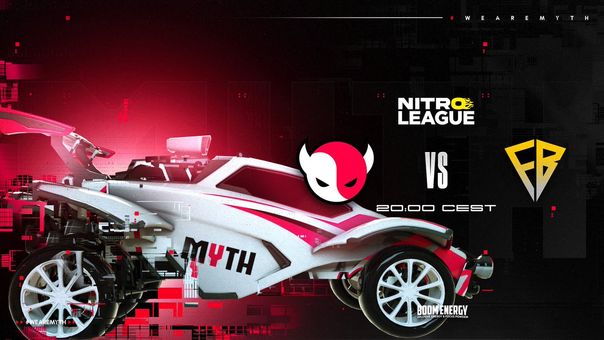We face <a href="/FlybackEsports/">FlyBack eSports</a> in our <a href="/NitroLeagueRL/">Nitro League Legacy</a> match today! Can we stay in the run for the promotion to division 1? 

#WEAREMYTH #NitroLeague #RocketLeague