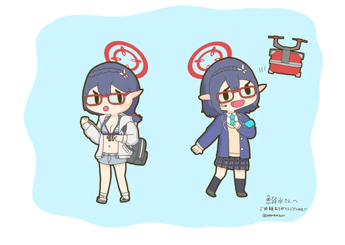 ご依頼のアヤネちゃんを描きました ご依頼ありがとうございました! 