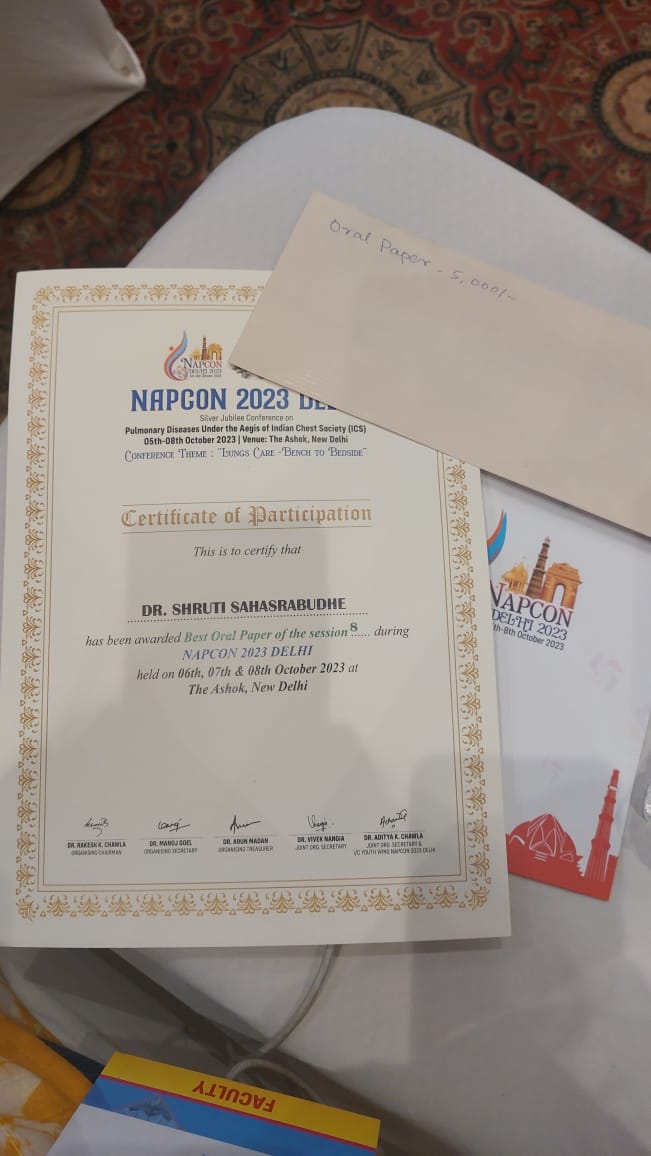 Presenting the feasibility trial results from the iRECHARGE app for #Yoga integrated #PulmonaryRehab in the management of #COPD in India. Bringing this award to my team 2nd year in a row @NAPCONDelhi ! @Global_RECHARGE @SallySingh_ @SundeepSalvi