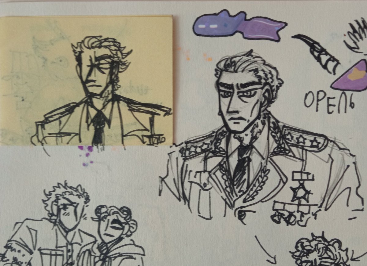 ArinaBalagur's tweet photo. Вот к слову первый вариант деда. Без бородки. Важная птица

#art #drawing #draw #арт #рисунок #idea #oc #малюнок https://t.co/w1HdMtBS5G
