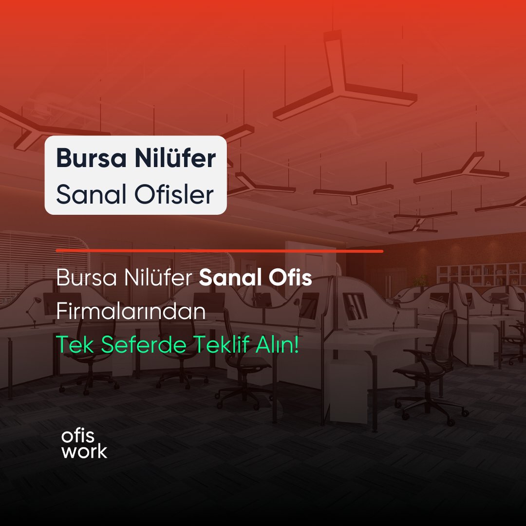 🏢💼 Bursa Nilüfer'deki Sanal Ofisler: İş Dünyasının Yeni Adresi! 🌟

Siz de iş dünyasında fark yaratmak için bu fırsatı kaçırmayın!  💪"ofis.work" avantajlarıyla tanışmak için hazır mısınız? 🚀

#sanalofis #bursanilüfer #işdünyası #bursasanalaofis #bursaofis