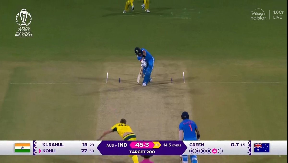 SportsCrickball's tweet photo. Back to back boundaries from Virat Kohli.

- King at Chepauk with class.

#INDvsAUS #CricketWorldCup2023 #CWC23 #ViratKohli #TeamIndia #INDvAUS #CricketTwitter https://t.co/JNWu0cM1cH