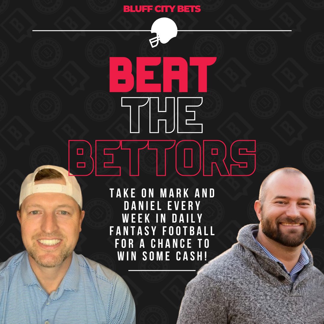 Make sure you join us today to Beat the Bettors at <a href="/bluffcitybets/">Bluff City Bets</a> 

$5 dollar cash entry to win cash! 

Can you do it?

rb.gy/z66oi