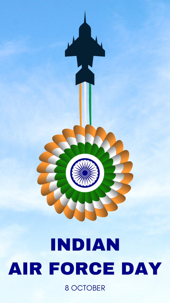 itisaras's tweet photo. Soaring high with honor and glory, our air force stands tall and strong. Happy Indian Air Force Day! 🇮🇳 Let's celebrate the indomitable spirit of our guardians above.
#IndianAirForceDay #IAFDay #AirForceDay_Oct08 #GuardiansOfTheSky #ProudIndianAirForce https://t.co/9YMncrdKgt