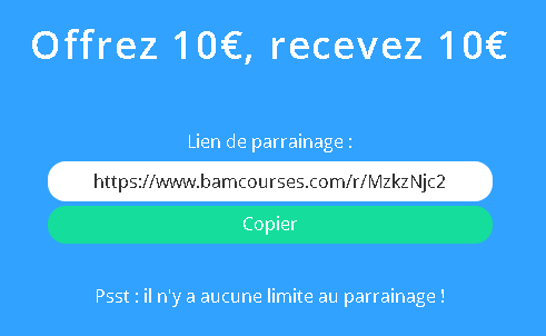 AmounaBigBossa's tweet photo. Courses La Belle Vie/Bam Courses👋
Pas chères et livrées le jour même
Profitez de 10E de réduc sur la 1ère commande (min 30E)
via les liens👇
https://t.co/0etfwT57Jw
https://t.co/gpFqqO1UnB
#UberEats #labellevie #bamcourses #parrainage #carrefour #chronodrive https://t.co/xwjMQ6uPPN
