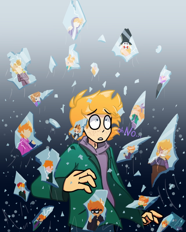 DMultic's tweet photo. #eddtober2023 
Day 3/4: Reflection/Multiverse
Очень много Мэттов
#eddsworld #eddsworldfanart https://t.co/rKTPFlwMgM