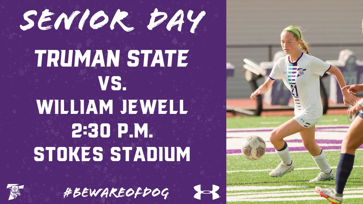 ⚽️ Senior Day! ⚽️ Come to Stokes Stadium at 2:30 p.m. and celebrate the @TrumanWS seniors! 📺 glvcsn.com/truman/ 📊 trumanbulldogs.com/sidearmstats/w…