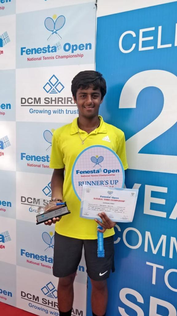 USahita's tweet photo. #SamarthSahita (14yrs), one handed backhand player is Singles Finalist in U18, Fenesta Open Nationals 2023 @ Delhi. Earlier in May23, Samarth was U16 Nationals Finalist at Kolhapur. Pleased to witness young one handed Backhand #tennis player developing for 🇮🇳 https://t.co/hSgUZJpmdt
