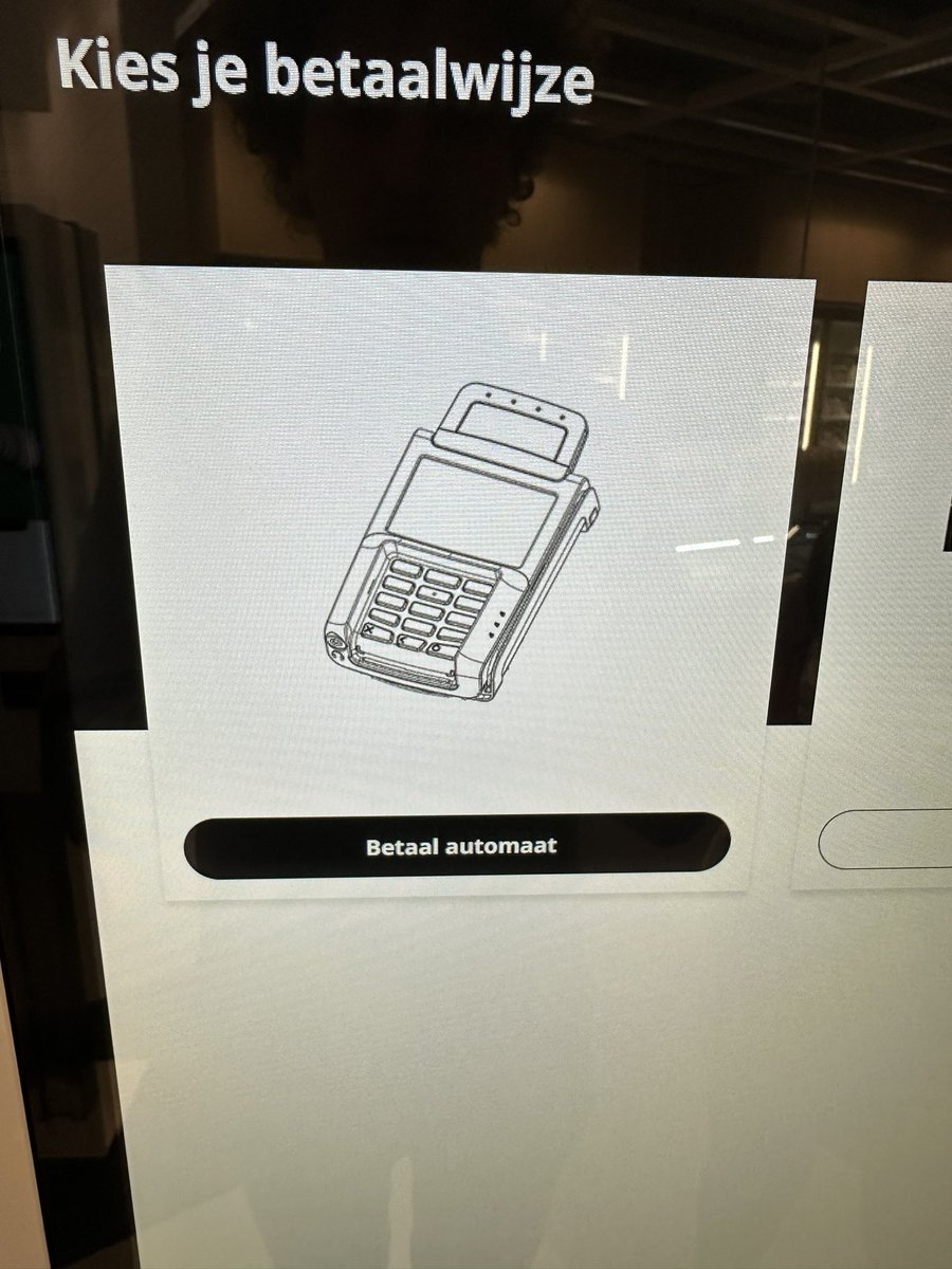ElmerLastdrager's tweet photo. @IKEANederland mag ik een taalsuggestie doen? Iets met “betaal automaat” @spatiegebruik https://t.co/VybpgtIlvt