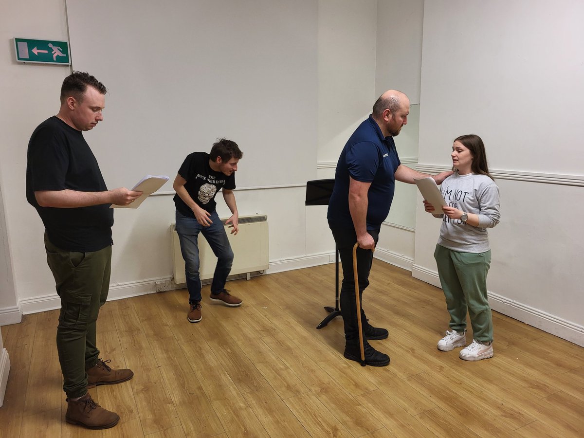 GooseChaseLK's tweet photo. Some #rehearsal shots for #StageFrights2023 #Limerick. Great to be back in @LimerickYT and getting ready for the stage!

October 30th and 31st!

Tickets at the link: https://t.co/42BdCMqdHR https://t.co/TEwqguVjZ9
