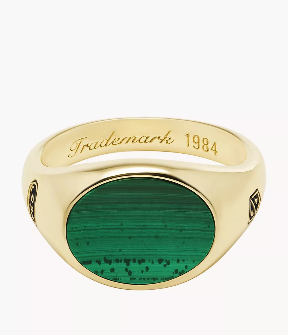CaminoTV's tweet photo. La chevalière Fossil en argent doré et malachite💍

Lien affilié : https://t.co/TSXO2GKT3P (75€) https://t.co/ofMTjDXS8p