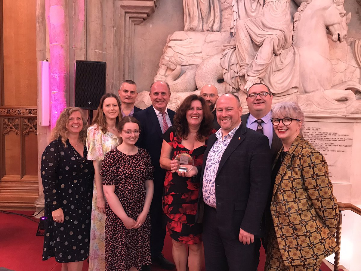 Absolutely thrilled that @Grand_Theatre won 2023 #UKTAwards Excellence In Arts Education Award. Thrilled for @CelineHWyatt @JoCleasby and all The Grand team. Thank you @uk_theatre @ace_national @ace_thenorth @GoldsmithsCo Charity @BpoolCouncil & all our supporters and funders.