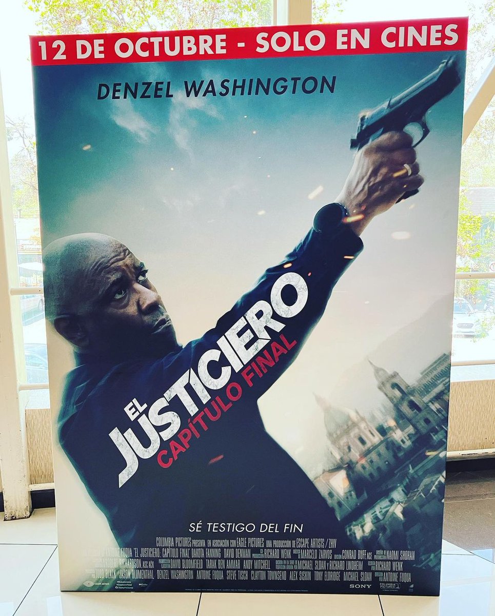 SALE CONCURSO 😎🔥
Quieres venir a ver lo nuevo de Denzel?

Dale RT a este tweet y estás participando por invitaciones dobles a la Avant Premiere de El Justiciero: Capítulo Final 👌

Cuándo?
Martes 10 de octubre a las 19:30hrs. ☑️

Dónde?
Cinemark Mallplaza Vespucio ☑️