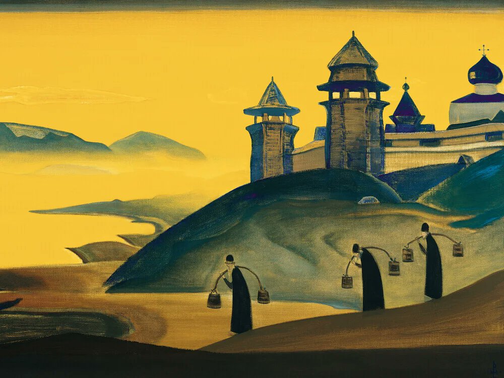 Allontanàti, dunque, allontànati
dal luogo che cadde di schianto,
non rimanere più accanto
ai passi giovanili, alla dimora
dell’istante. Scava nell’ora quotidiana

Milo #DeAngelis

#nicholasroerich