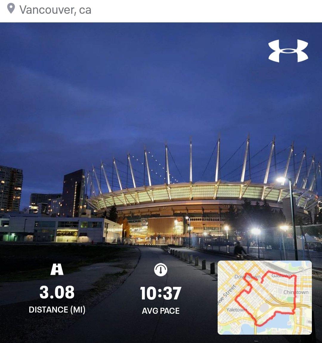 griz1's tweet image. Fell behind in posting some nice runs the past few days. Here's one in @CityofVancouver @BritishColumbia from Thurs, but missing my usual #6for6 runners. #CNSAM #CNS23 @ChildNeuroSoc @UCLABrainSPORT @bcplace @iWhitecapsfc @WillStewNeuro @drtinamaster @davidjloane @KatieHunzinger